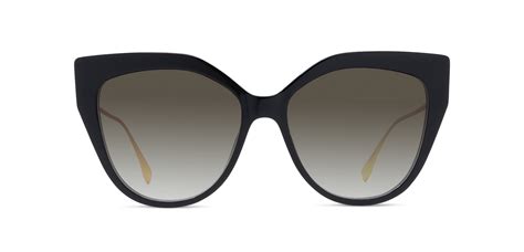 Fendi Baguette FE40011U Butterfly Sunglasses 